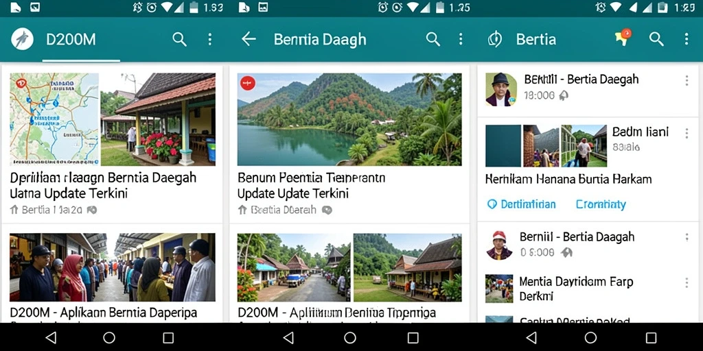 Tampilan antarmuka D200M yang informatif dan user-friendly.