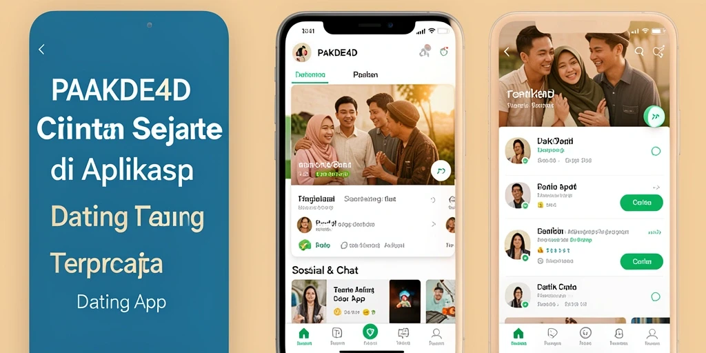 Tampilan antarmuka aplikasi PAKDE4D yang modern dan user-friendly.